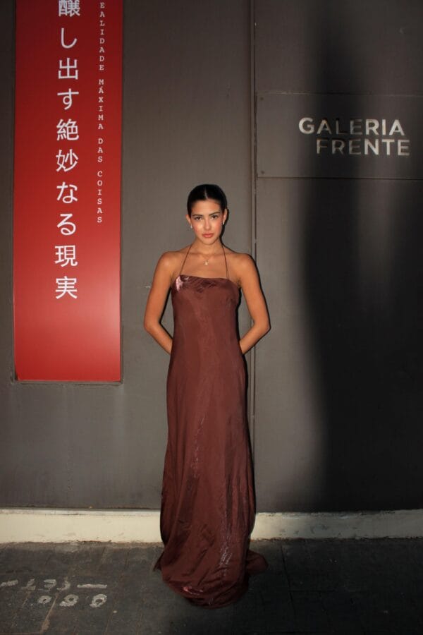 Vestido Fluido – Marrom - Image 7