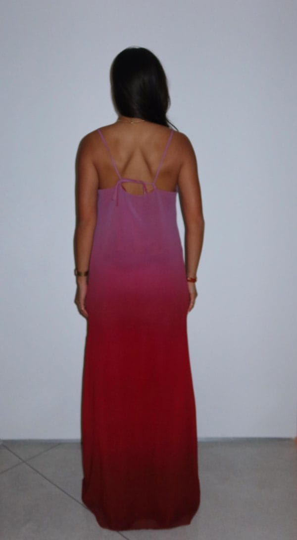 Vestido Longo Seda Degradê RR - 2 em 1 - Image 4