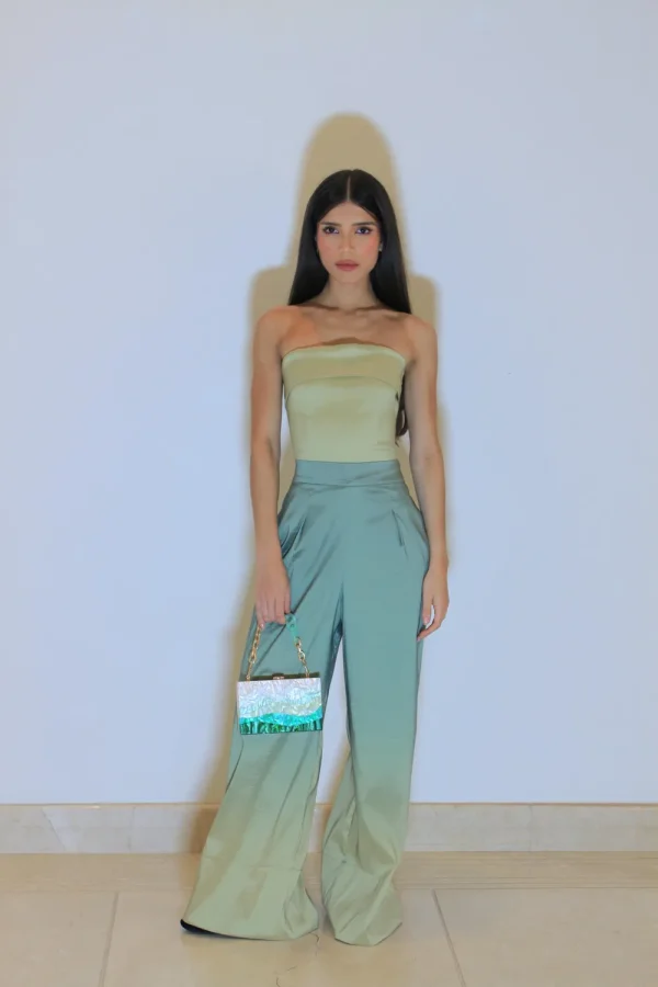 Corset Tafetá Verde - Image 2